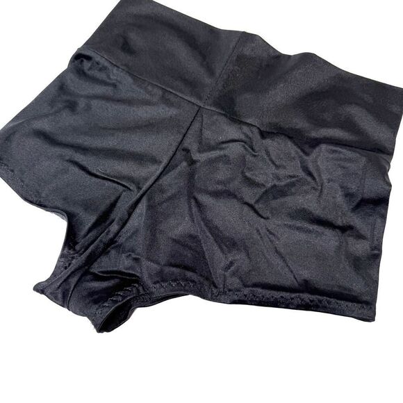 Custom High-Waisted Black Pole Burlesque Dance Shorts – Super Short, Cheeky, (S) - Picture 2 of 7